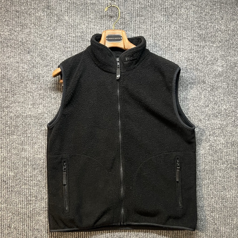 Vintage Helly Hansen Sherpa Vest Men's Size Medium Made In USA Black Gorpcore
